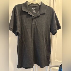 Dark grey polo style shirt